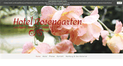 Desktop Screenshot of hotel-rosengarten-hamburg.de